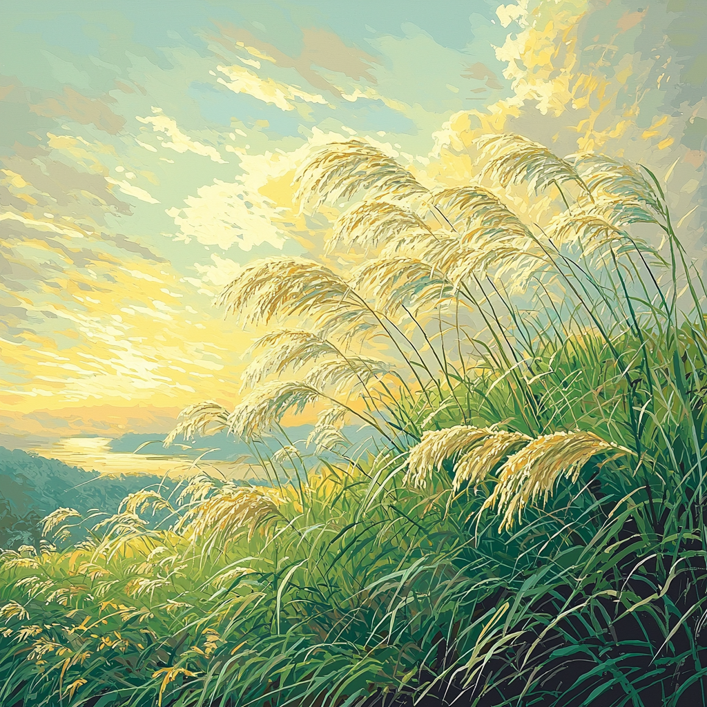 Utagawa Hiroshige Inspired Whispers Of A Gentle Breeze Painting Number Kit