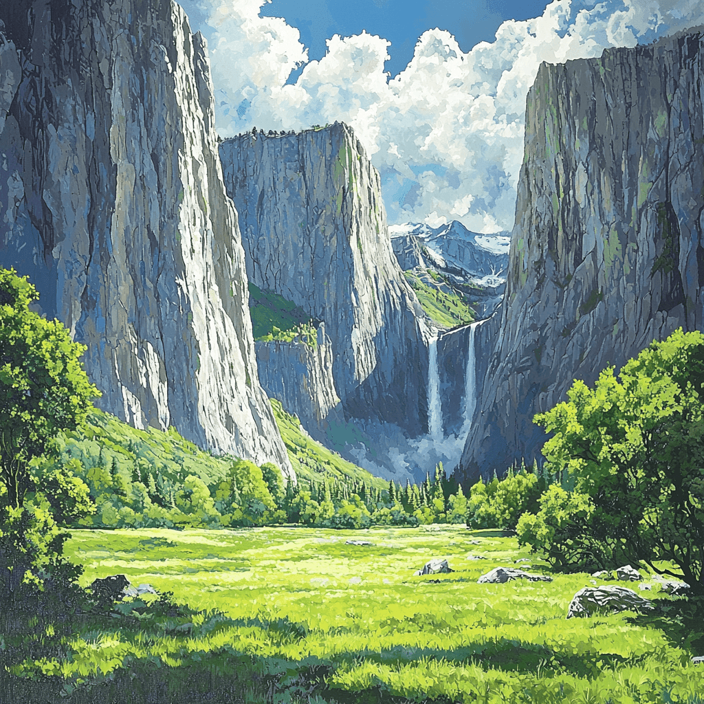Yosemite Valley - California Paint By Numbers Kits