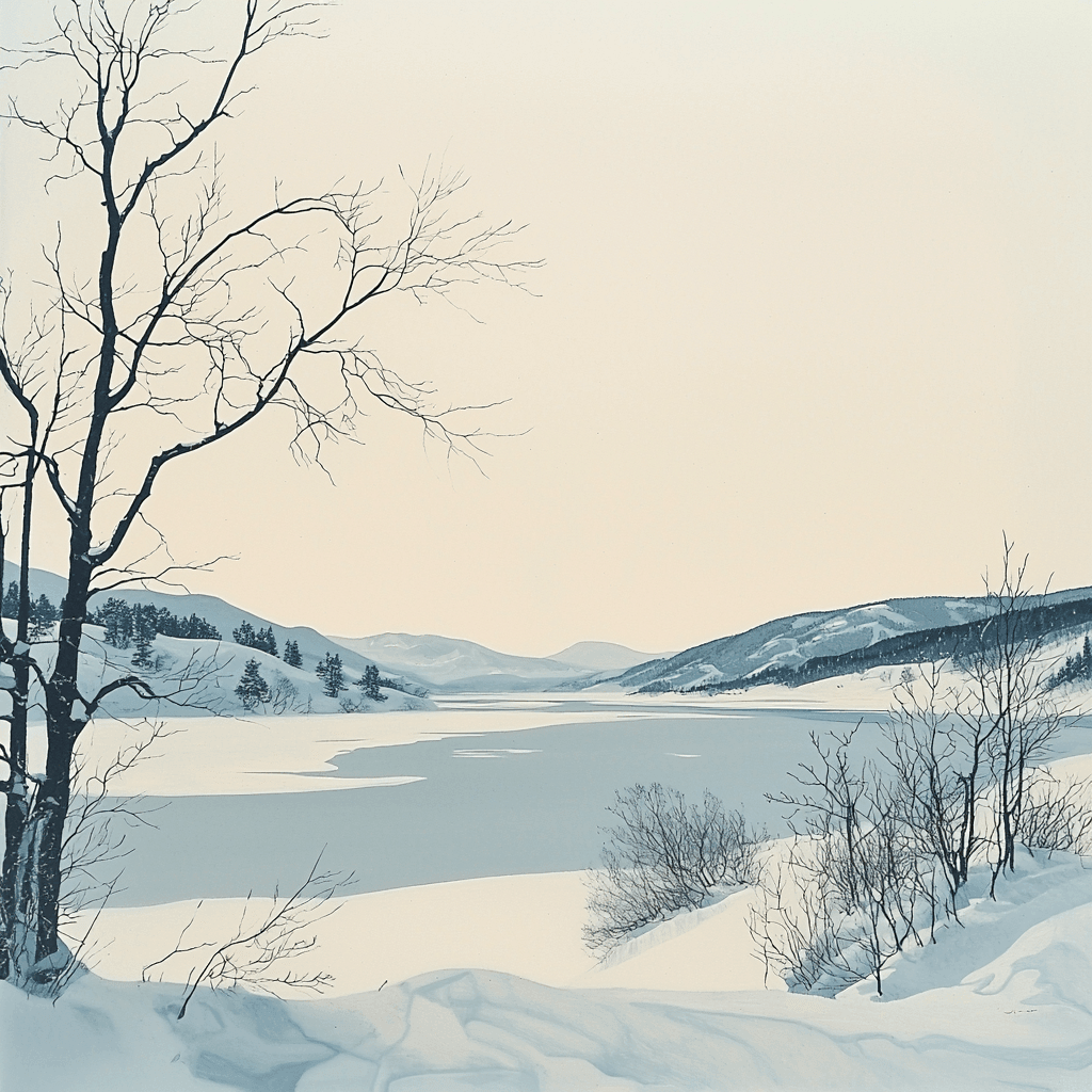 Hiroshi Sugimoto Inspired Whispers Of Winter Paint By Color