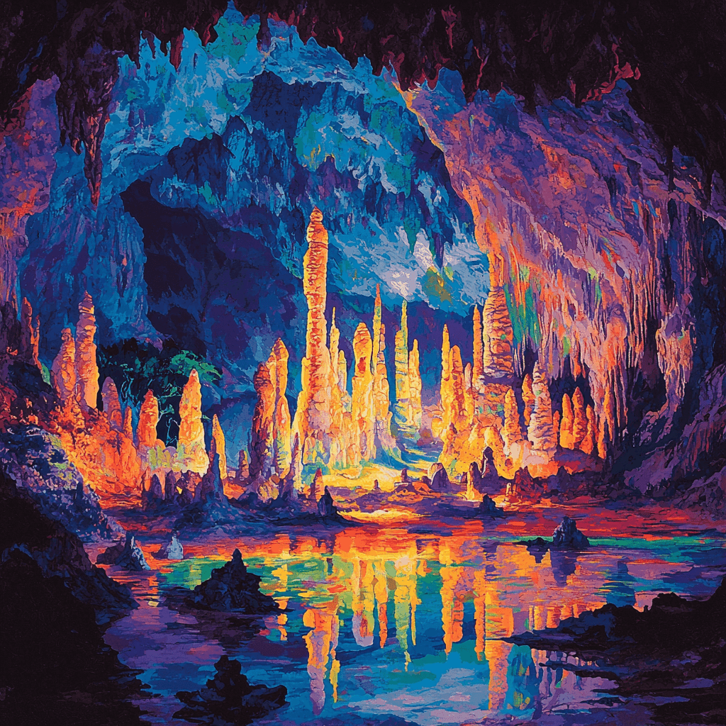 Reed Flute Cave - Guilin Paint By Numbers Kits