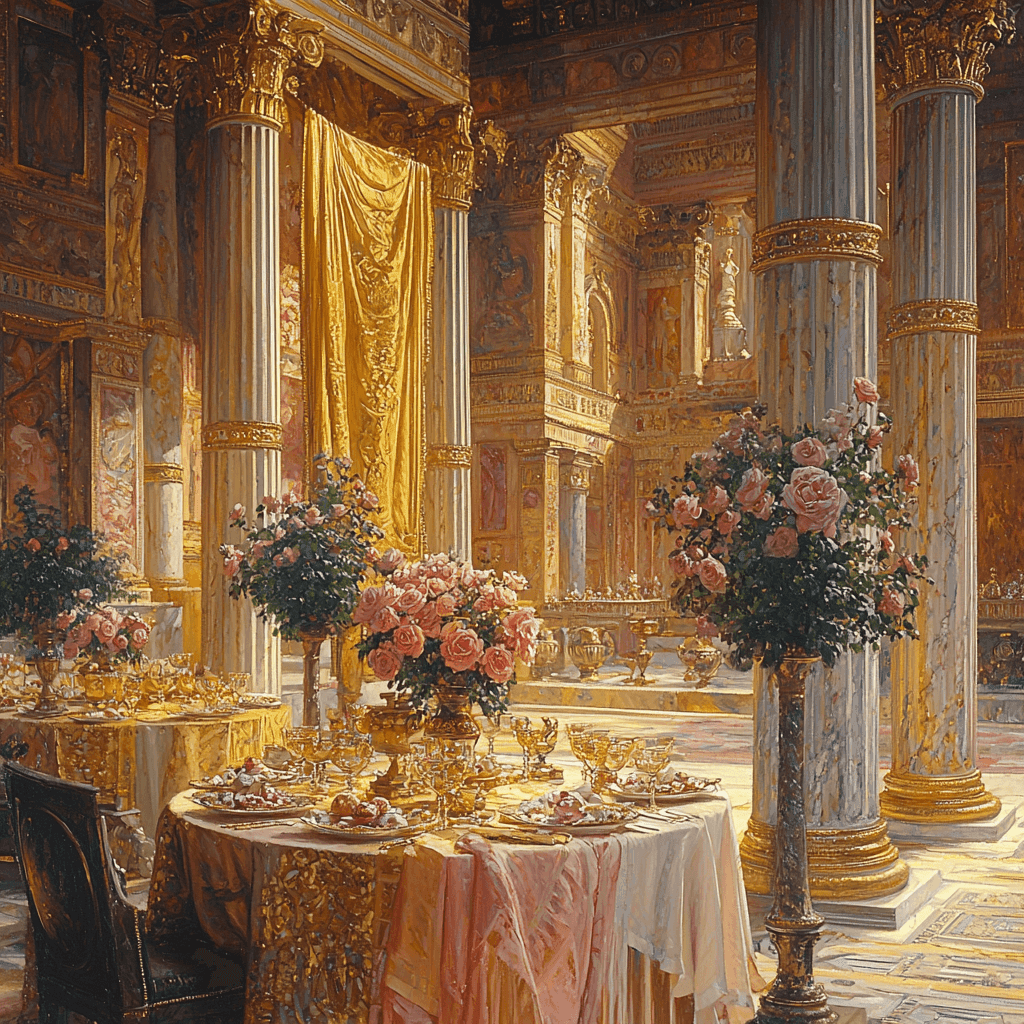 Lawrence Alma-Tadema Inspired Ancient Roman Feasts Reimagined Paint By Numbers Kits