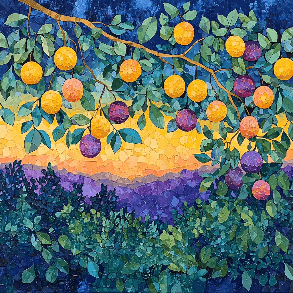 Paul Cézanne Inspired Celestial Orchard Paint By Numbers Kits