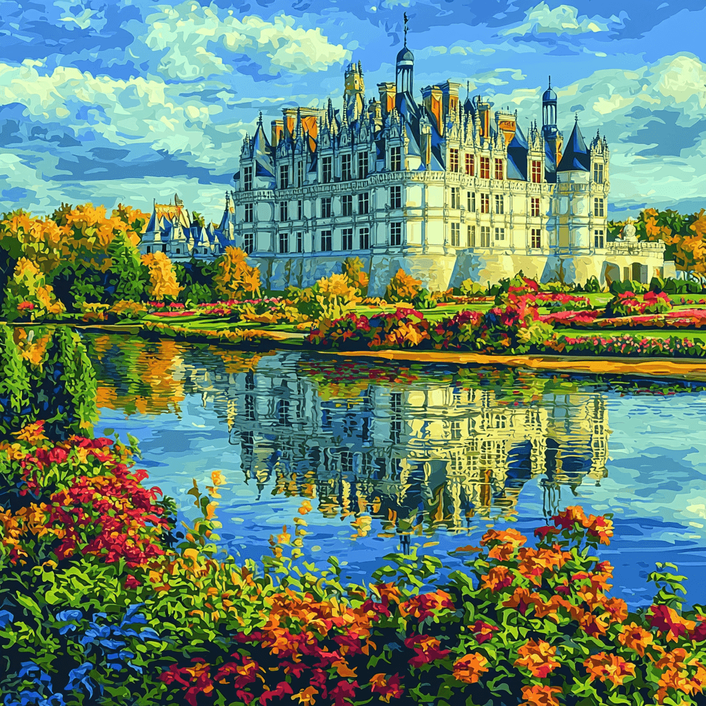 Château De Chenonceau - France Painting Number Kit