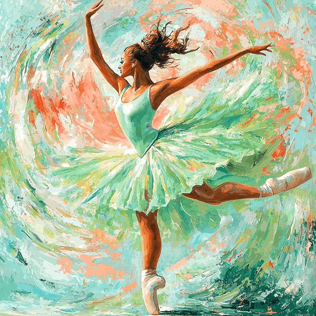 Edgar Degas Inspired Twirl Of Elegance Paint By Numbers Kits