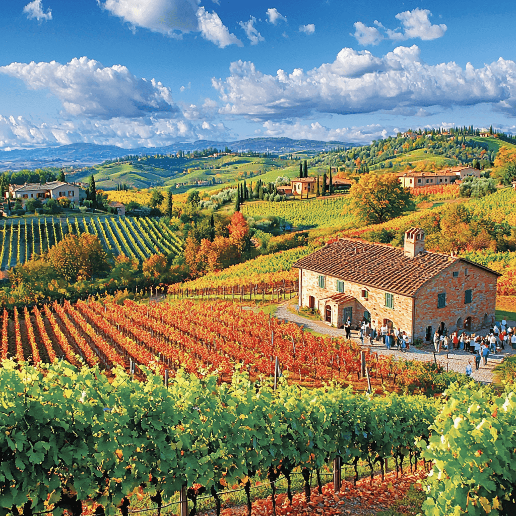 Tuscany Vineyards Paint By Number