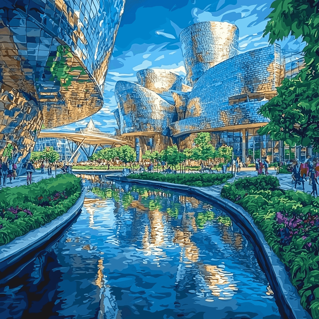 Guggenheim Museum Numbered Painting Kits