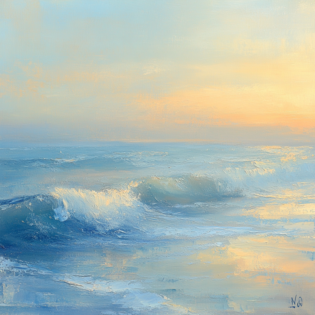 Edgar Degas Inspired Ocean Mist Painting by numbers kit