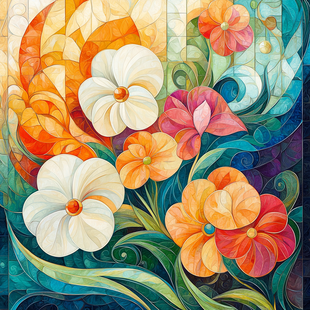 Alphonse Mucha Inspired Vibrations Of Joy Painting By Numbers Kit