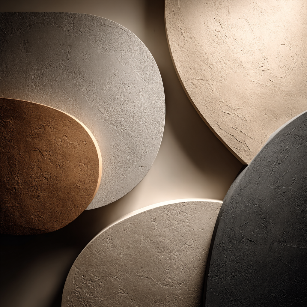 Barbara Hepworth Inspired Abstract Forms Paint by numbers art