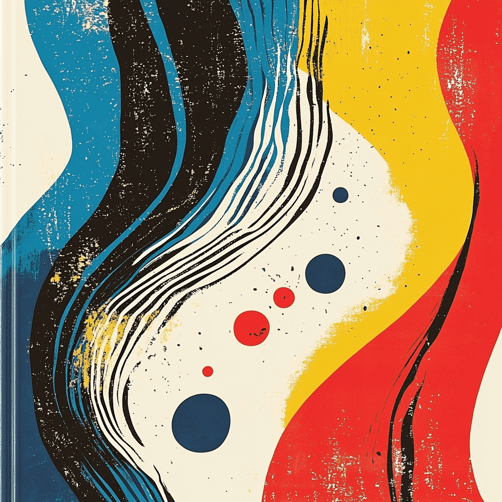 Joan Miró Inspired Miró Style Journal Number Painting