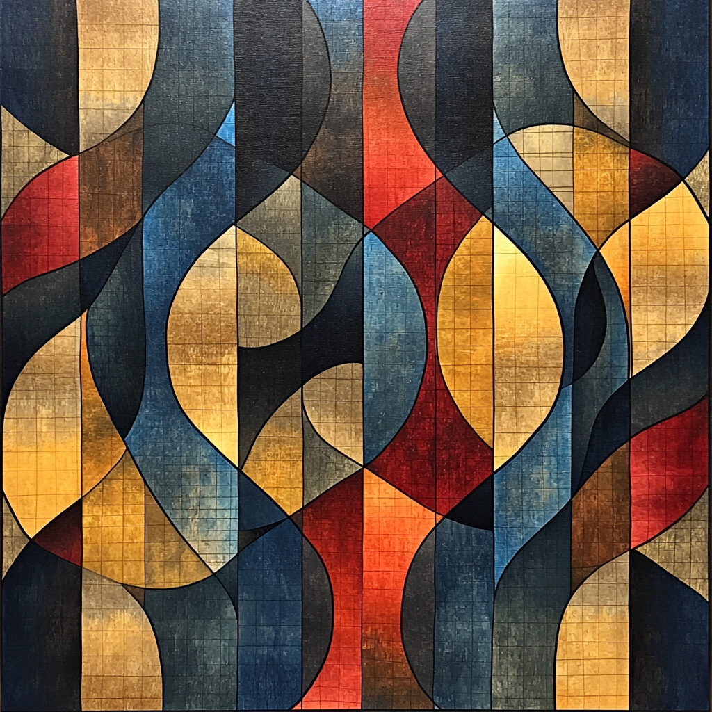 Paul Klee Inspired Symphony Of Silent Echoes Number Painting