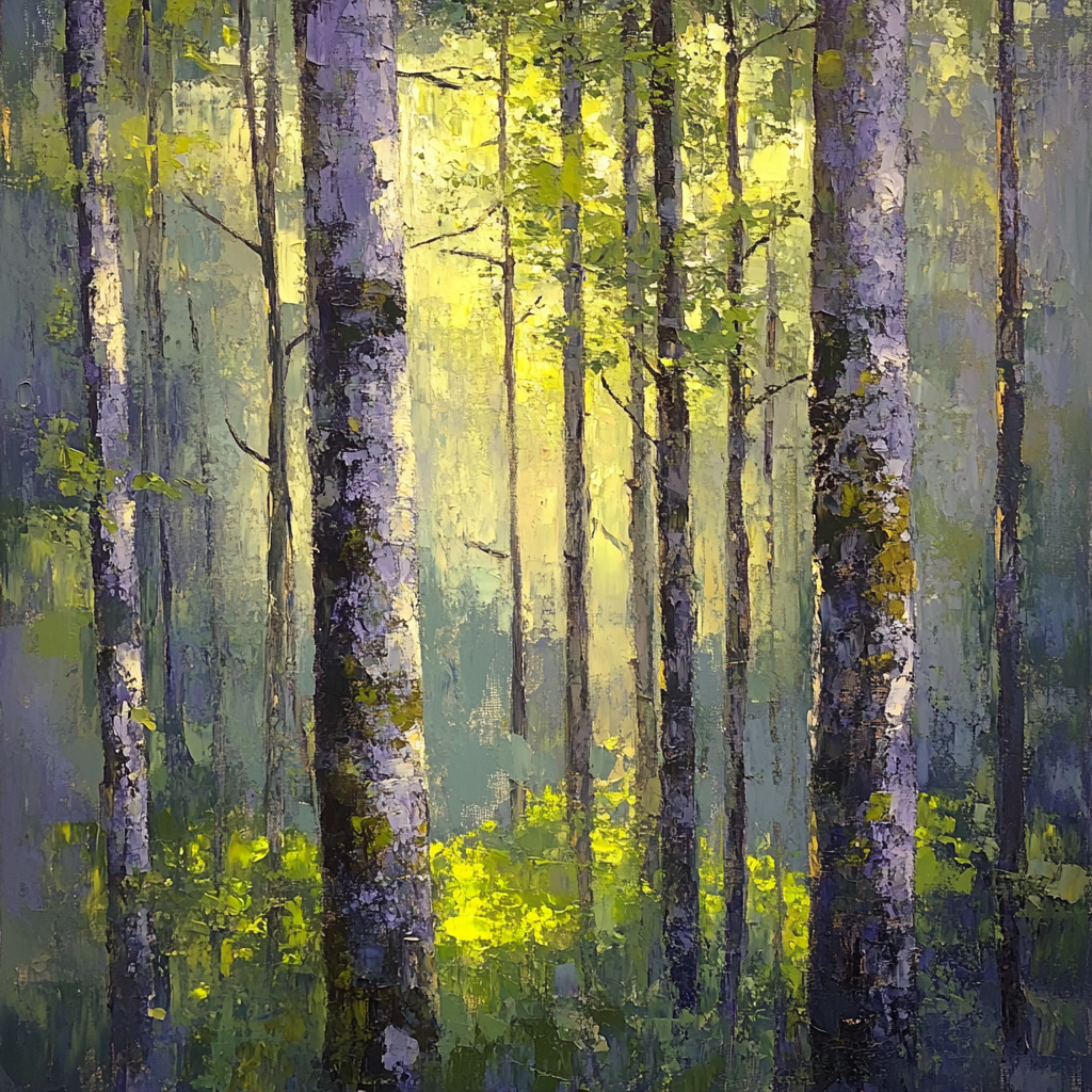 Edgar Degas Inspired Forest Depths Painting by numbers kit