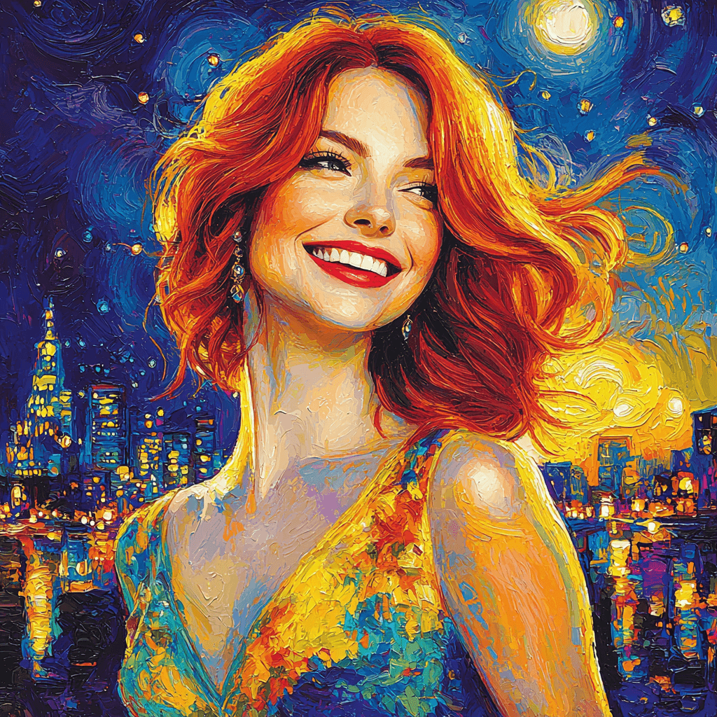 Emma Stone: Illuminating The Stage Of Stardom Painting By Numbers Kit