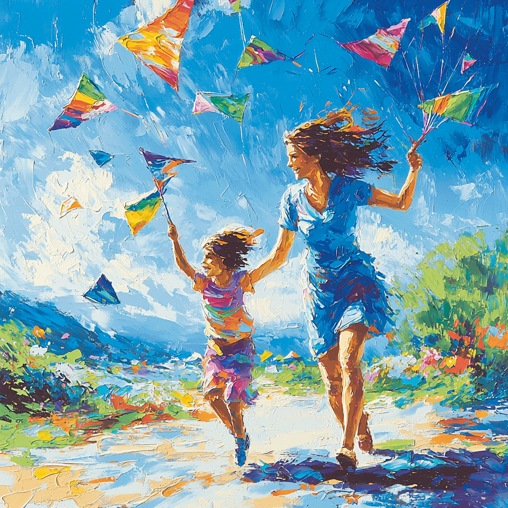 Kite Flying Adventures DIY Paint By Numbers