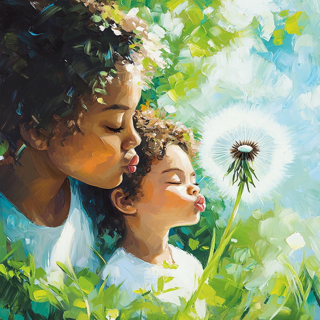 Dandelion Wishes Paint By Color