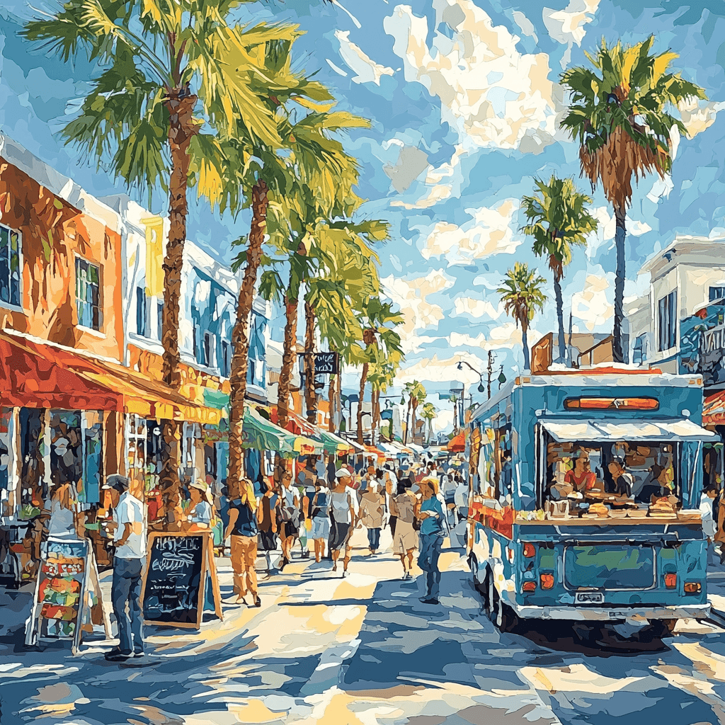 Abbot Kinney Boulevard Numbered Painting Kits