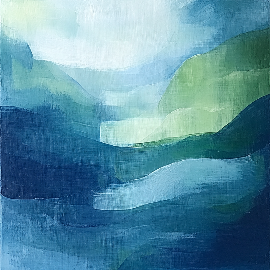 Paul Cézanne Inspired Timeless Cascade Paint By Numbers