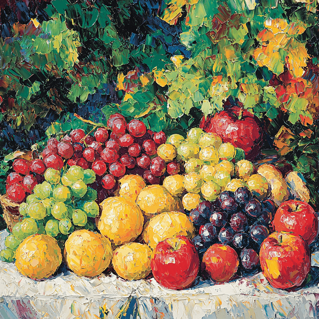 Paul Cézanne Inspired Vivid Harvest DIY Paint By Numbers