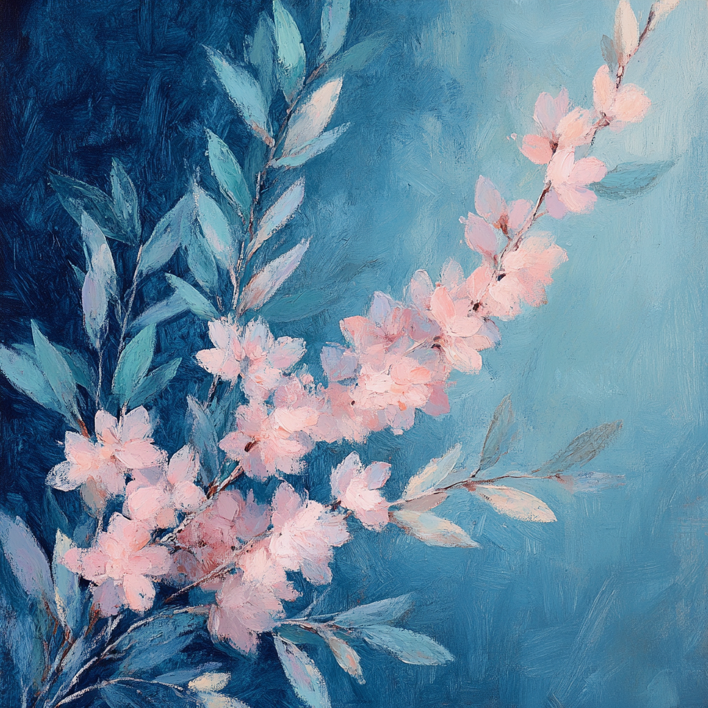 Edgar Degas Inspired Delicate Blossoms Painting by numbers kit