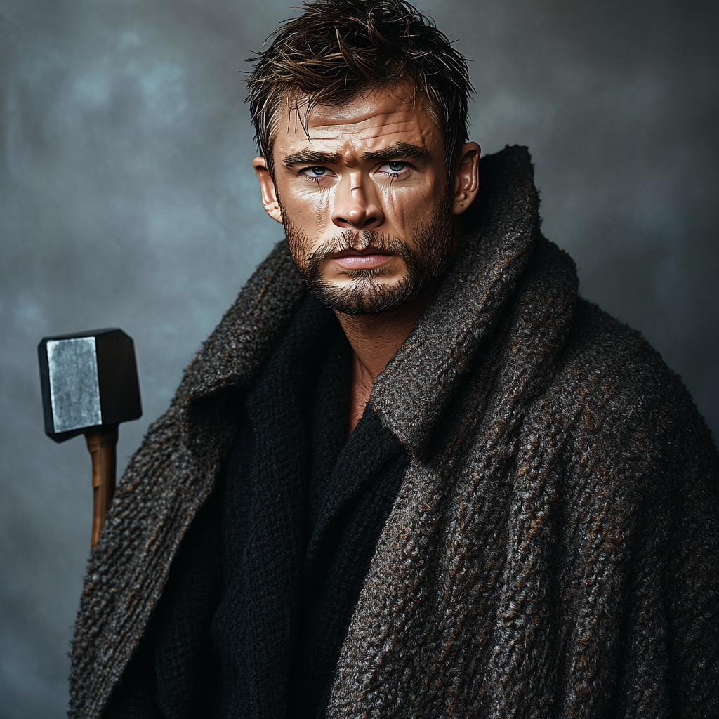 Chris Hemsworth: Echoes Of The Storm-Born Hero Painting by numbers kit
