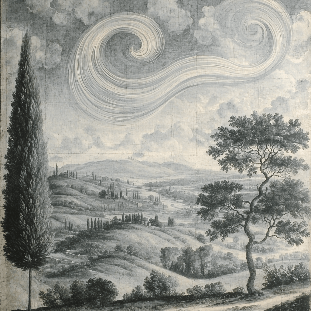 Michelangelo Inspired Harmony Of Elemental Wind Paint By Numbers Art