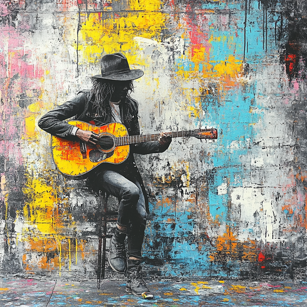 Banksy Inspired Alley Performance Painting by numbers kit