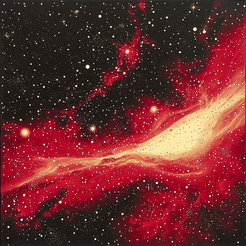 Yayoi Kusama Inspired Starry Abstraction Numbered Painting Kits