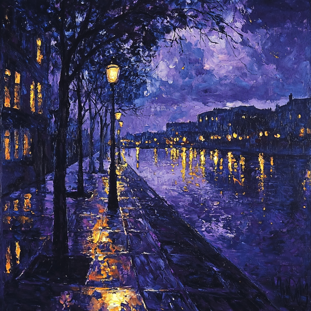 Edgar Degas Inspired Midnight Echoes Paint By Numbers Kits