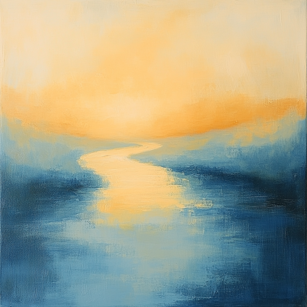 Hourglass Haze painting number kit