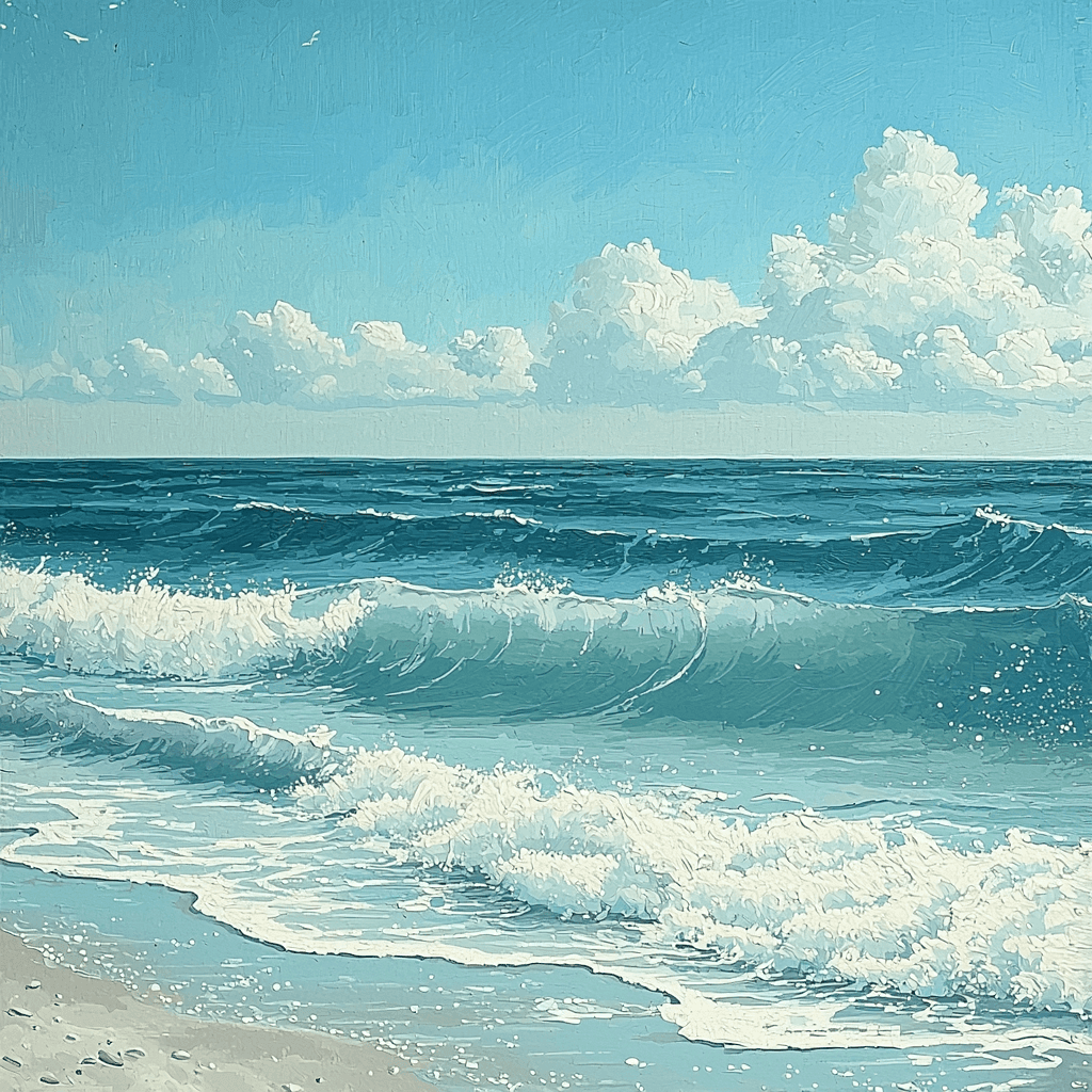 Winslow Homer Inspired Tranquil Ocean Dreams DIY Paint By Numbers