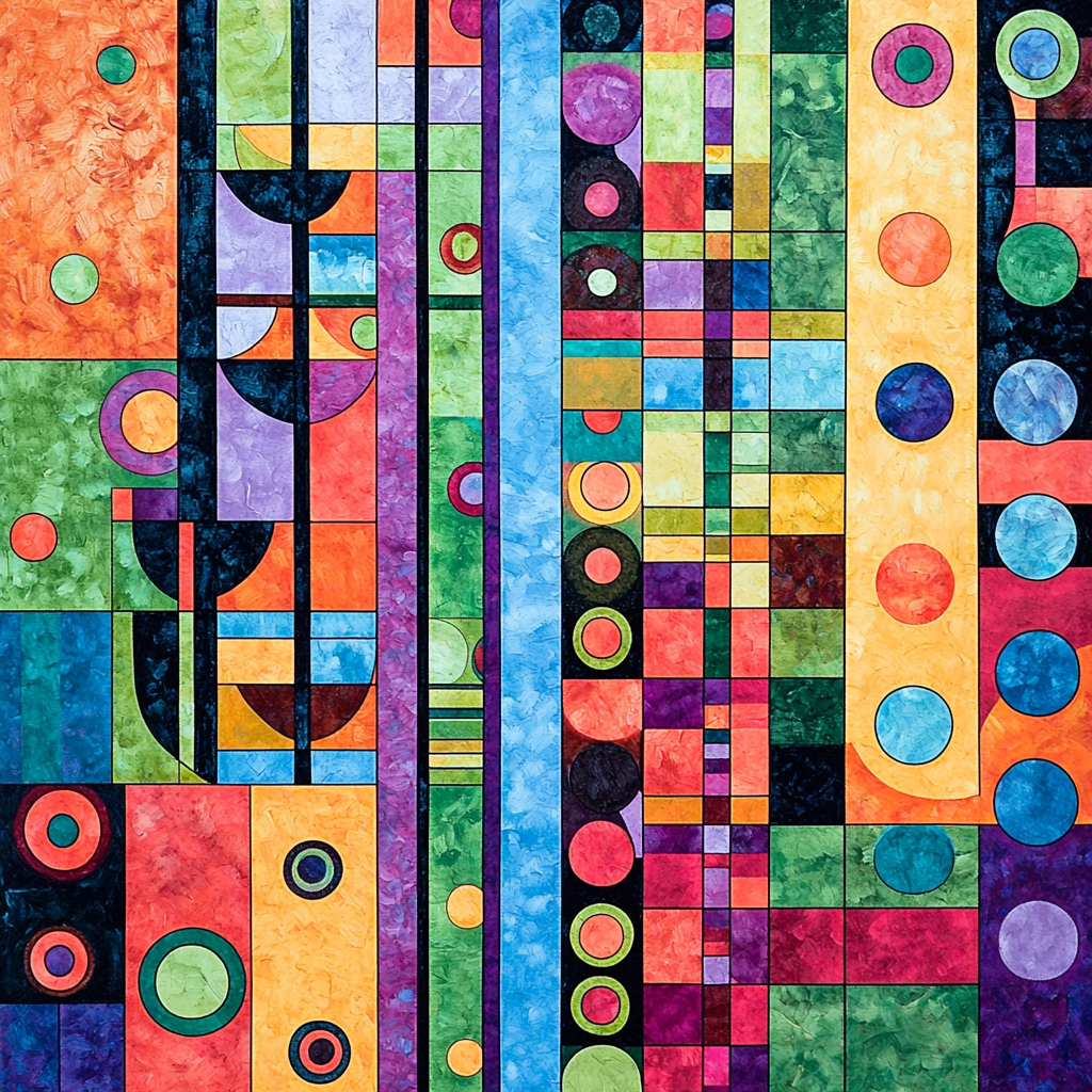 Kandinsky Inspired Dreamlike Patterns Painting Number Kit