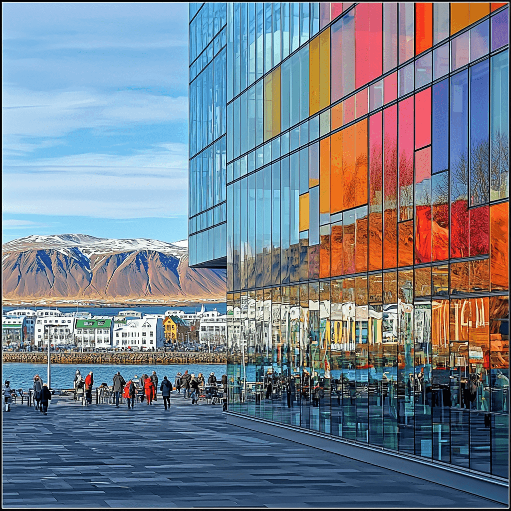 Reykjavik City Center Numbered Painting Kits