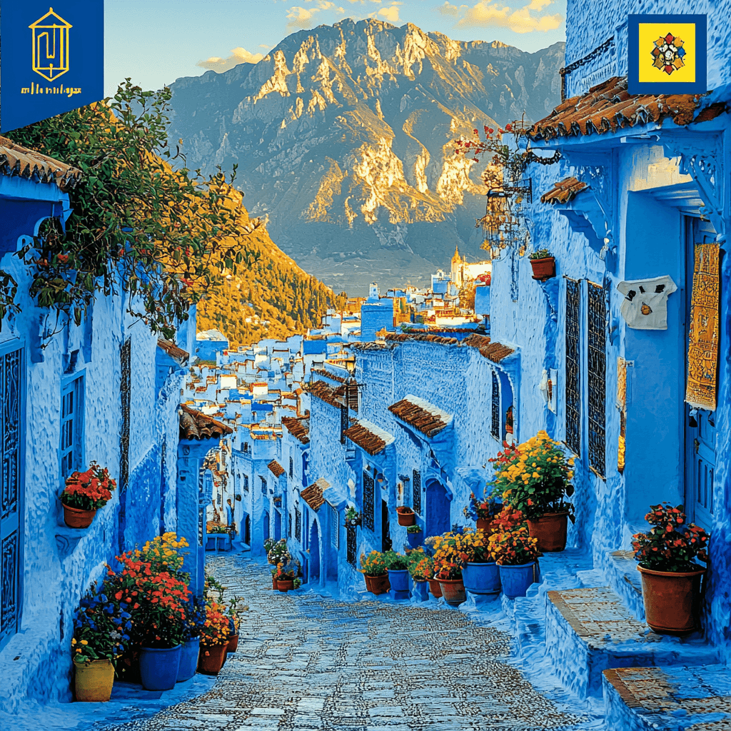 Chefchaouen Numbered Painting Kits