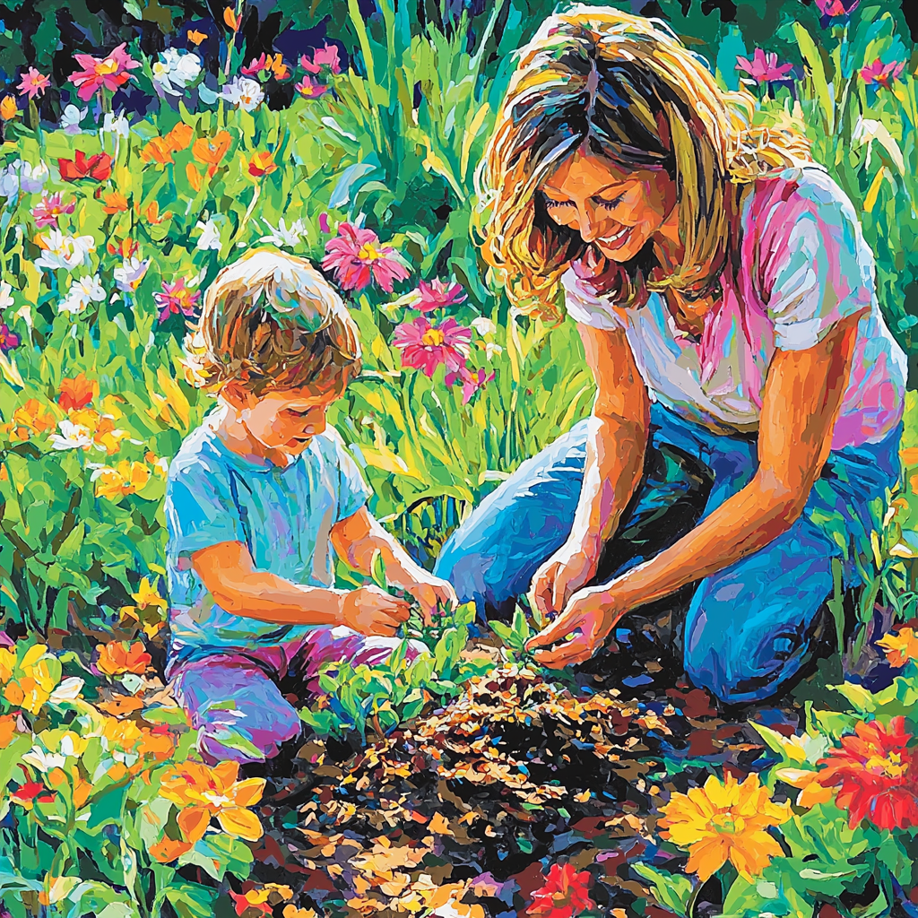 Growing Together DIY Paint By Numbers