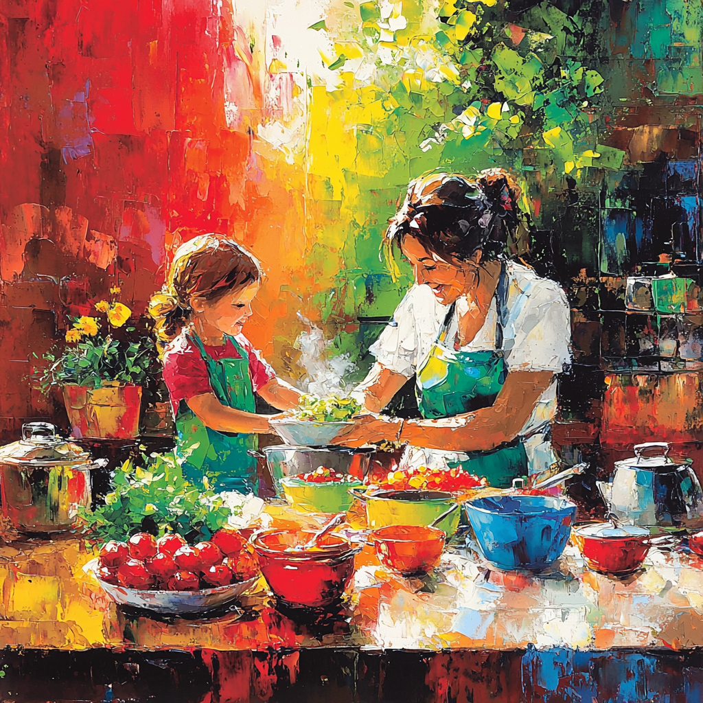 The Joy Of Cooking Together Paint By Numbers