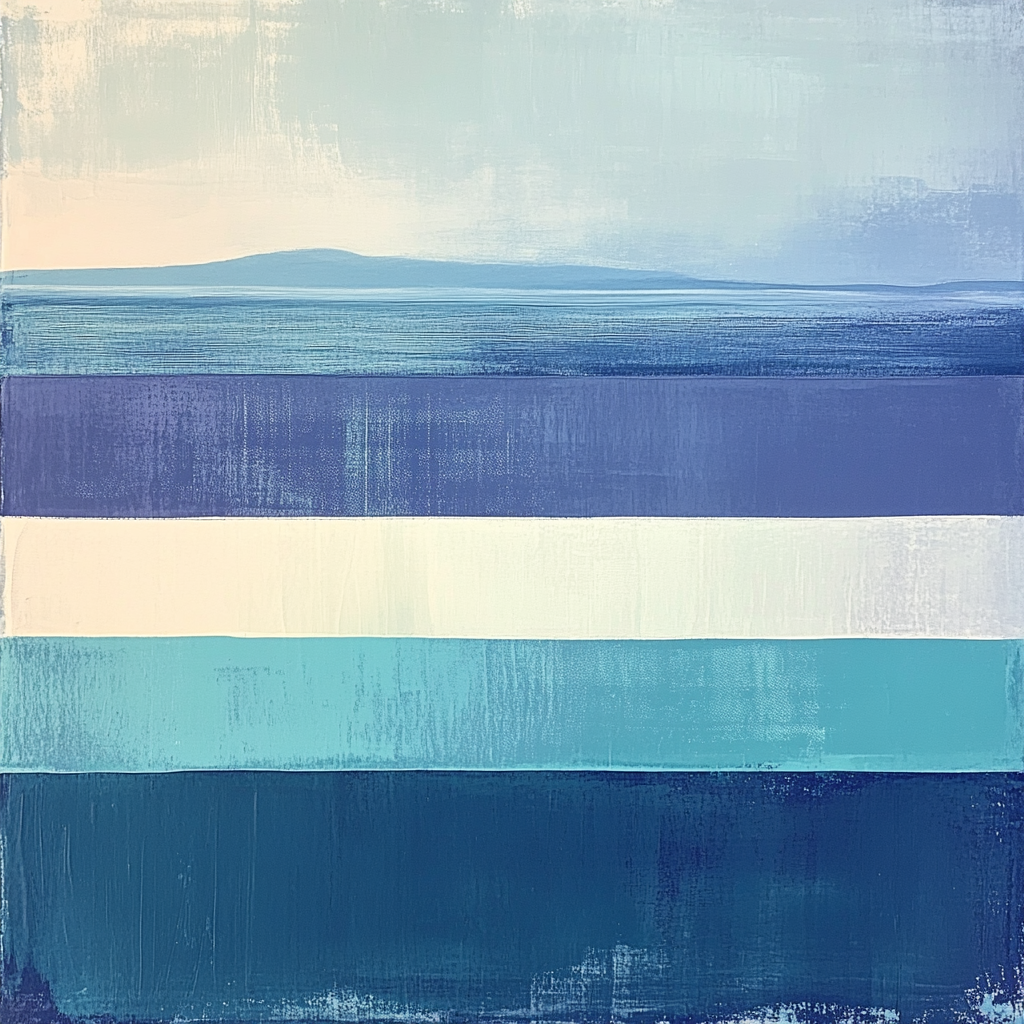 Mark Rothko Inspired Meridian Calm paint by number
