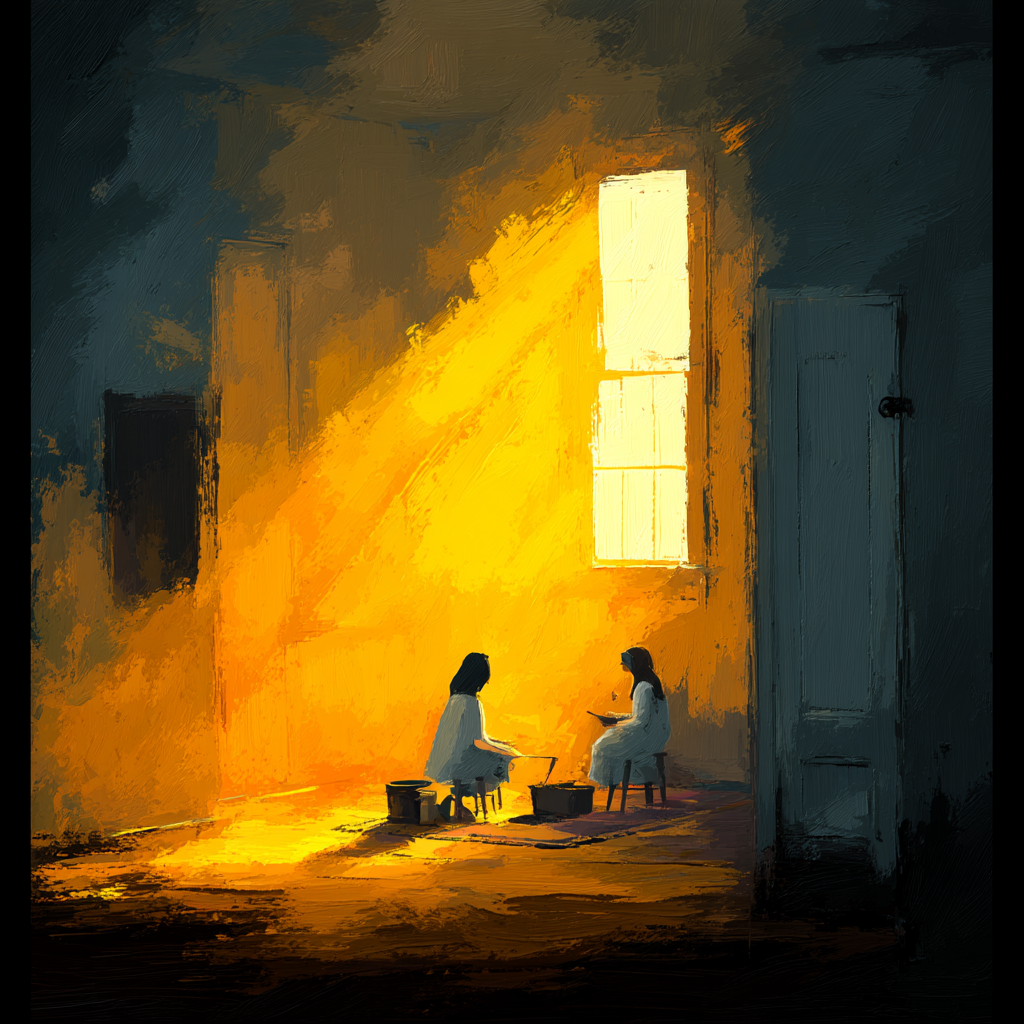 Morning Sunlight Hugs Painting By Numbers Kit