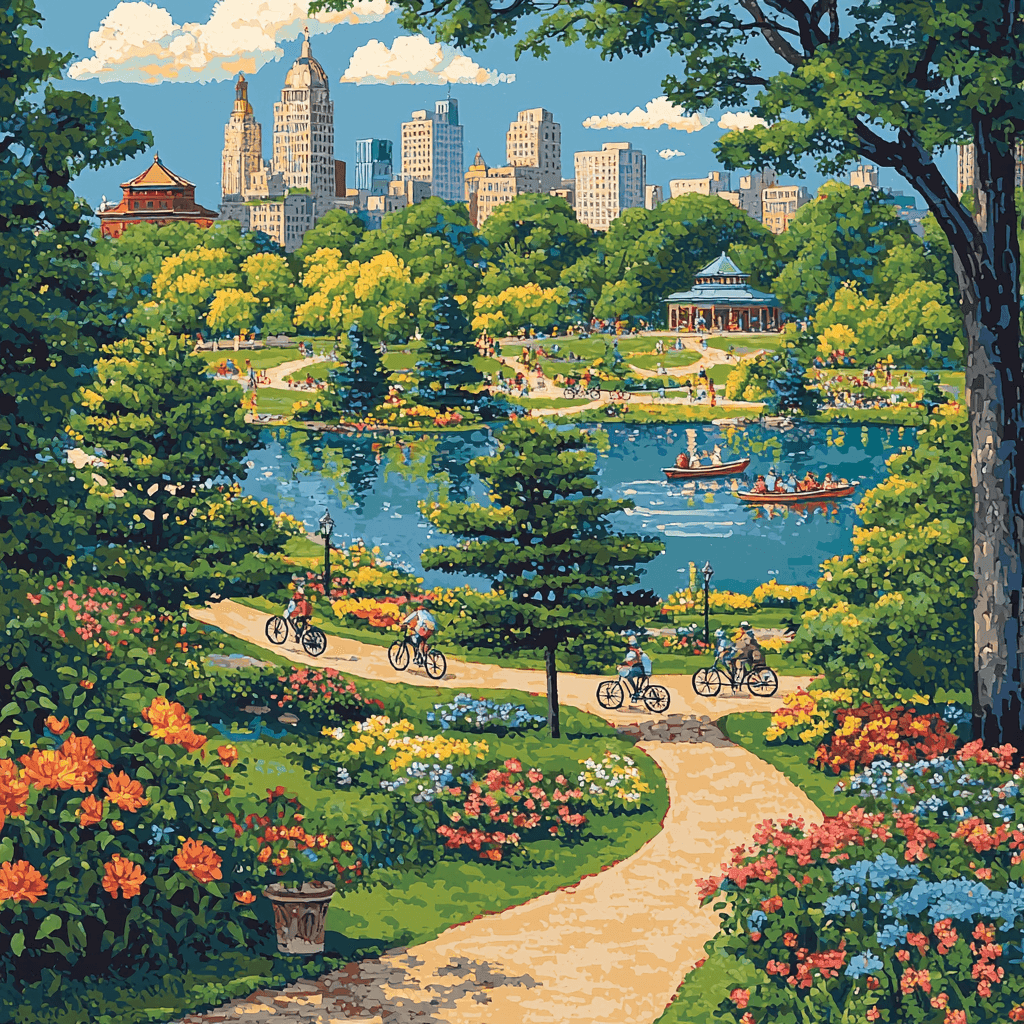 Golden Gate Park - San Francisco Paint By Number