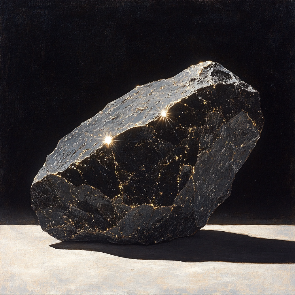 Caravaggio Inspired Meteorite Fragment Numbered painting kits