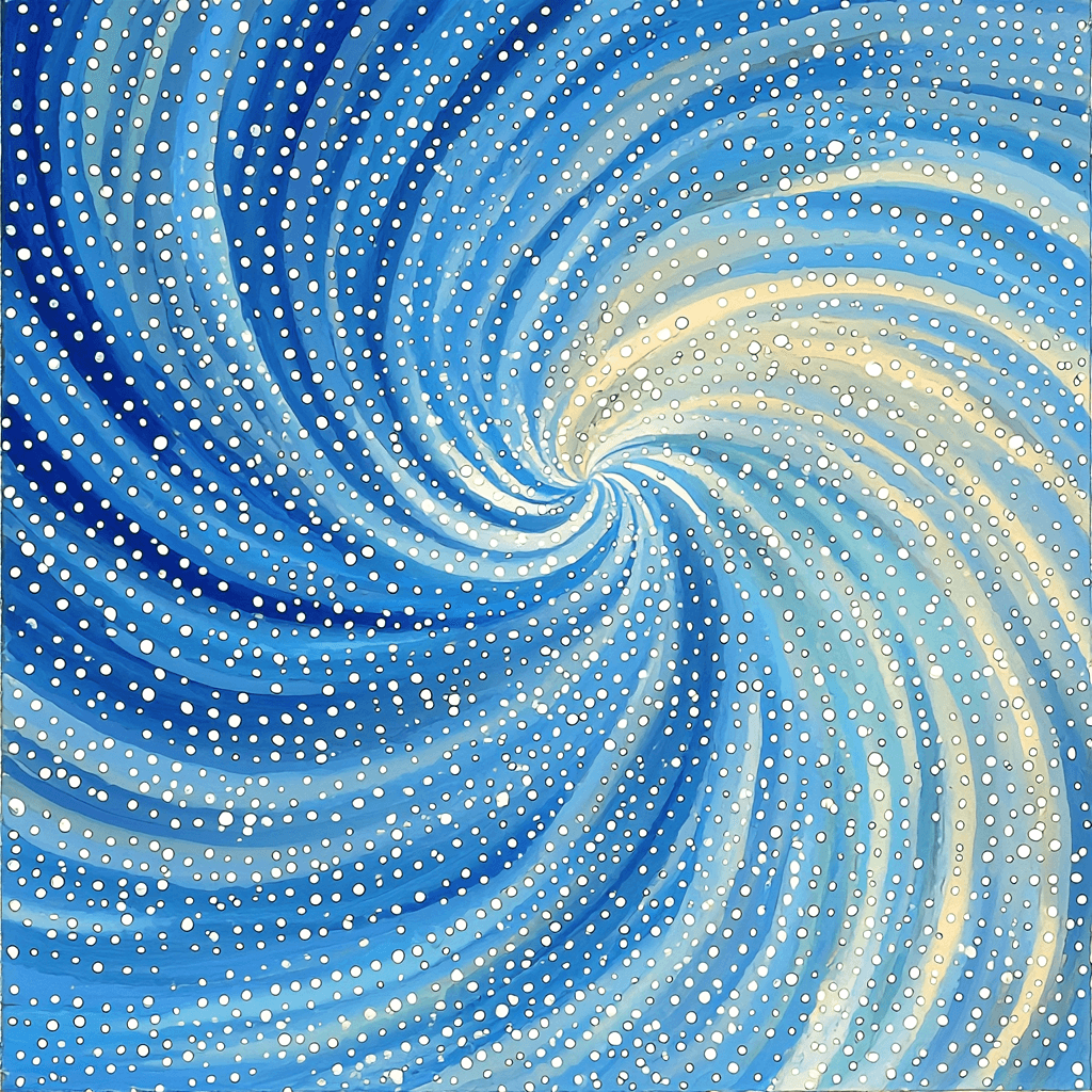 Georges Seurat Inspired Ethereal Whirl Numbered Painting Kits
