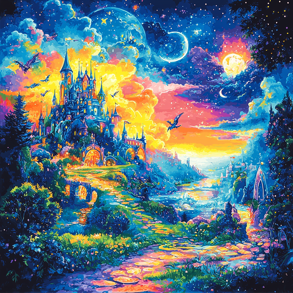 A World Of Adventure Paint By Numbers Art