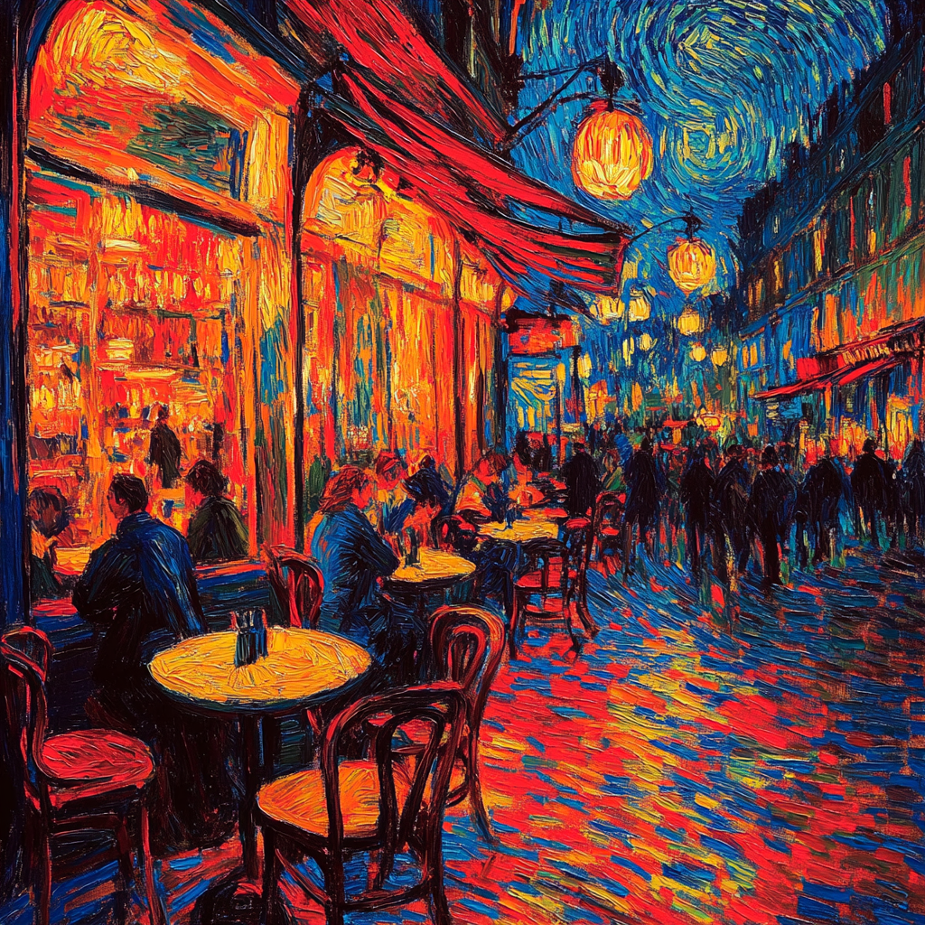 Van Gogh Inspired Night Café Painting by numbers kit