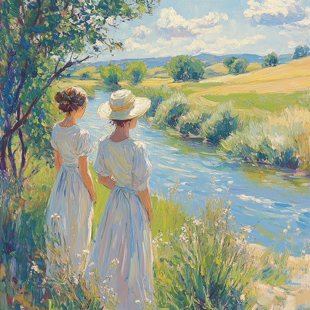 Thomas Gainsborough Inspired River Bank Painting by numbers kit