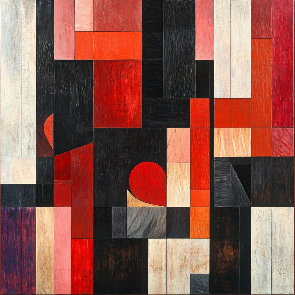 Kazimir Malevich Inspired Conceptual Geometry Paint By Numbers Kits