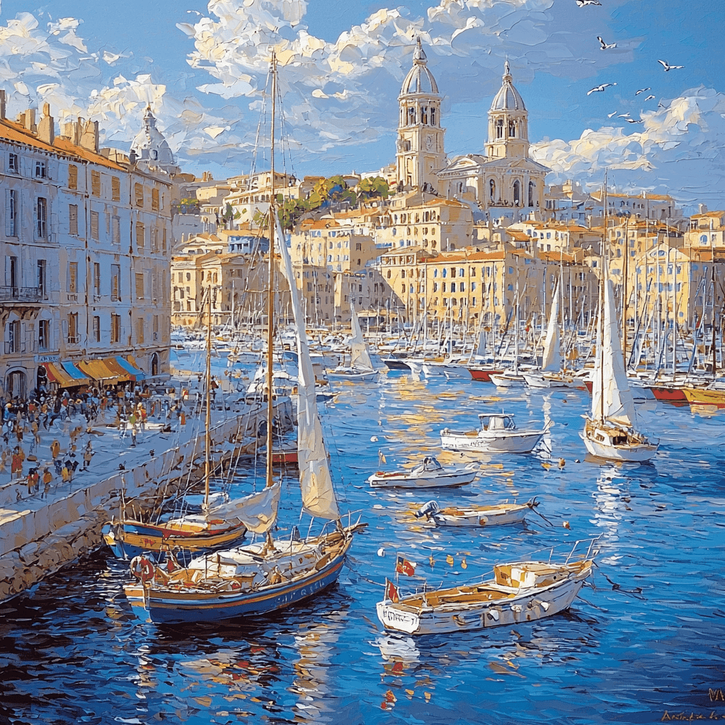 Vieux Port - Marseille Paint By Number