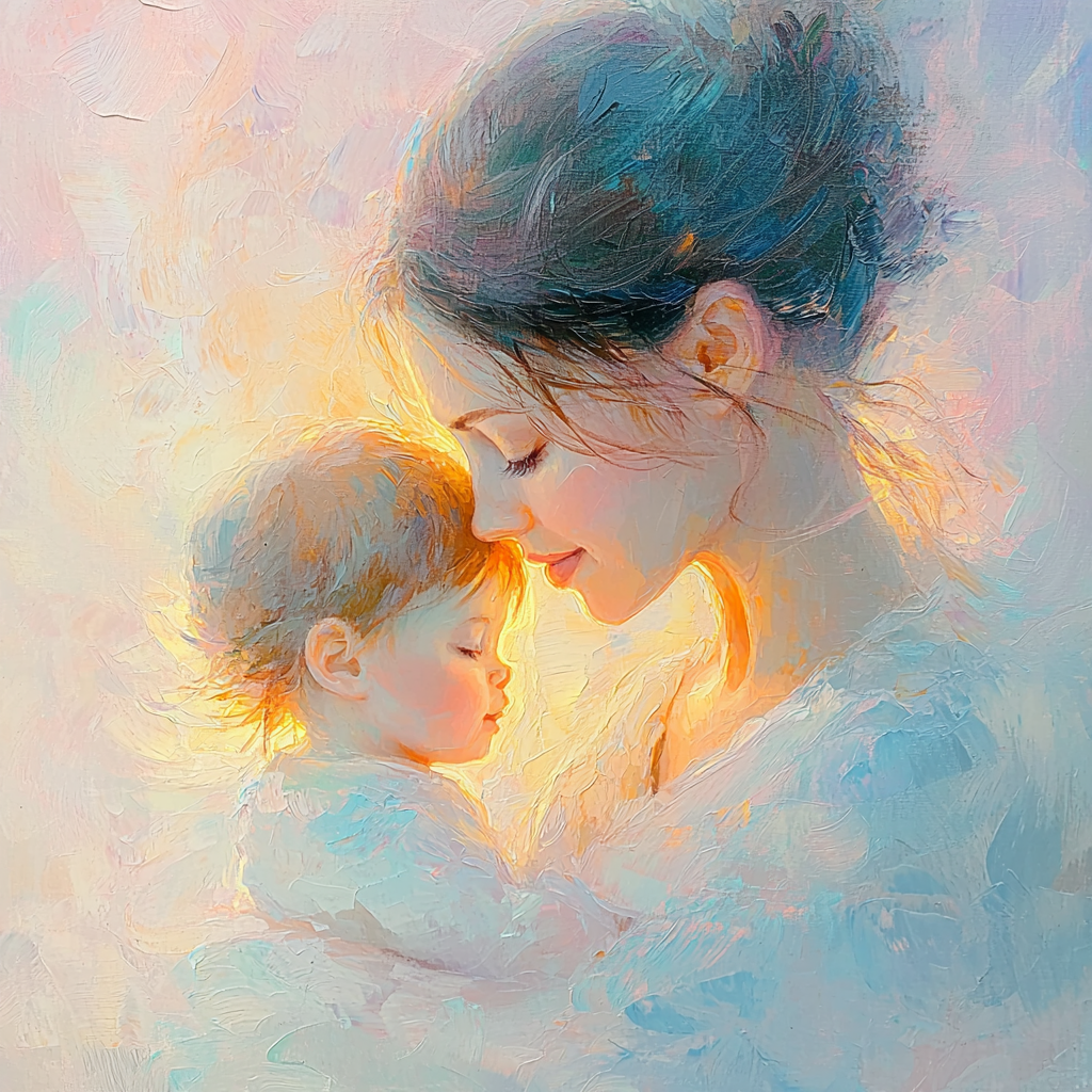 Forever In Her Arms DIY Paint By Numbers