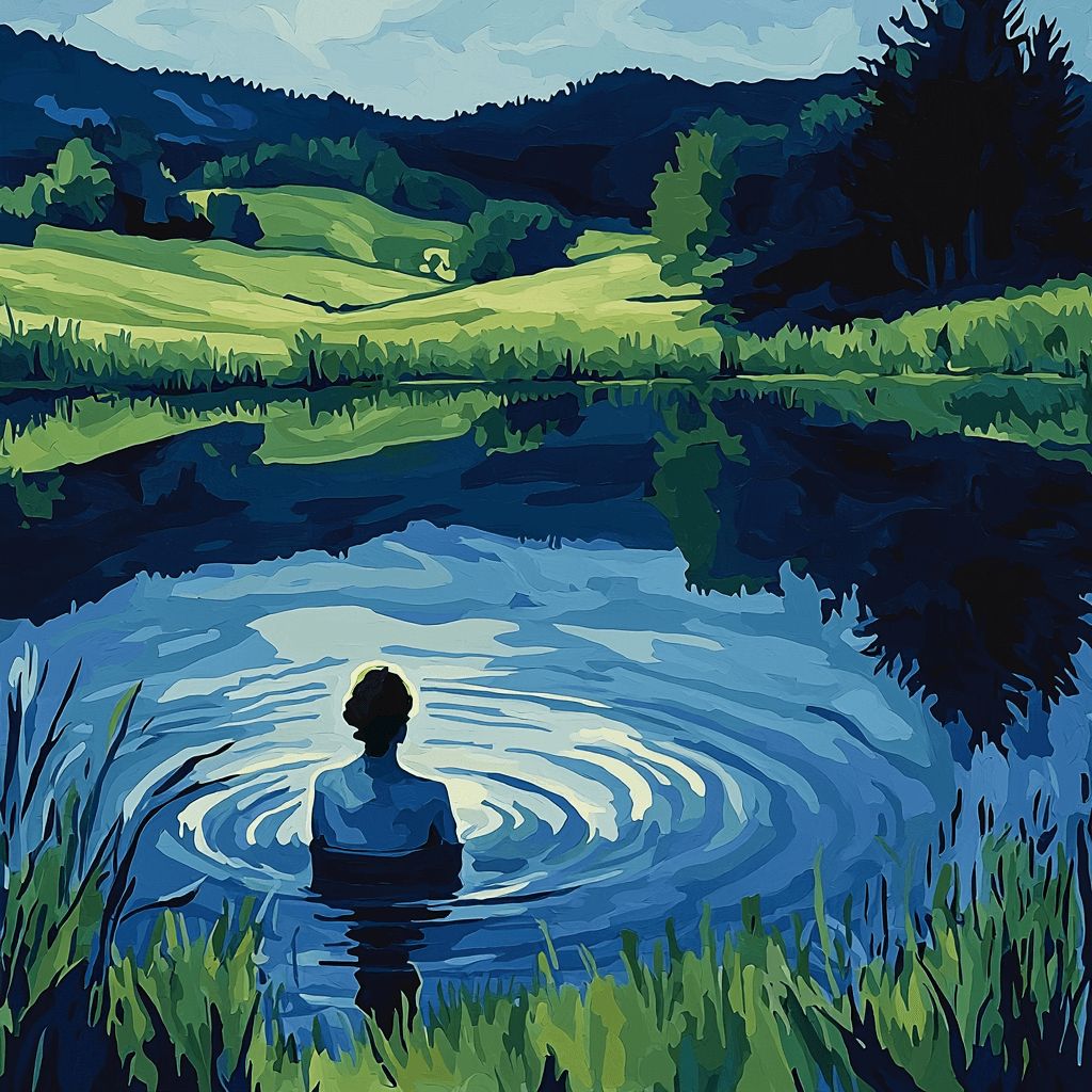 Edvard Munch Inspired Emotional Reflections DIY Paint By Numbers