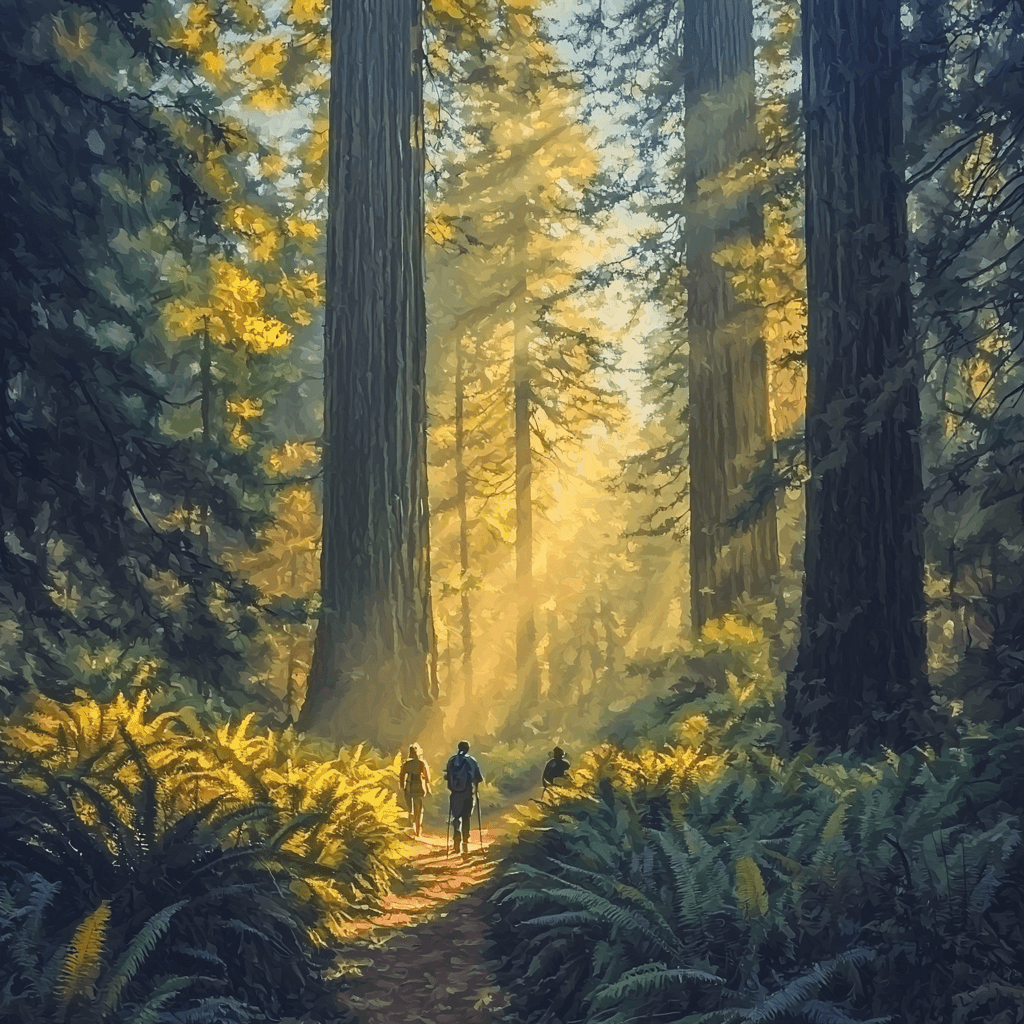 Redwood National And State Parks Numbered Painting Kits