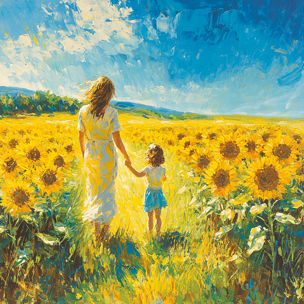 A Mother's Love Never Fades Paint By Color