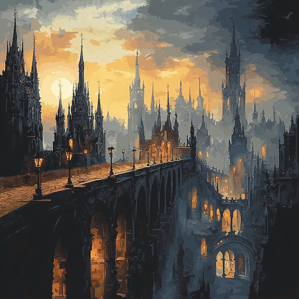 Giovanni Battista Piranesi Inspired Gothic Enigma Painting By Numbers Kit